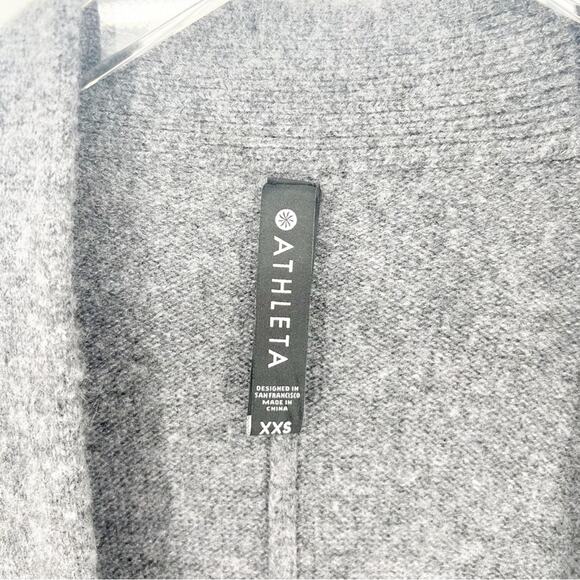 Athleta Spirit Cashmere Blend Cardigan XXS Grey - Picture 5 of 7